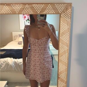 Princess Polly floral, pink, mini dress